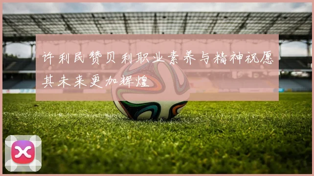 许利民赞贝利职业素养与精神祝愿其未来更加辉煌